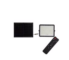 LED Zewnętrzny naświetlacz solarny LED/20W/3,2V 6400K czarne + +pilot