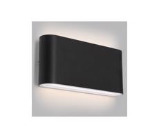 LED2 - LED Kinkiet zewnętrzny FLAT 2xLED/5W/230V IP65 czarne