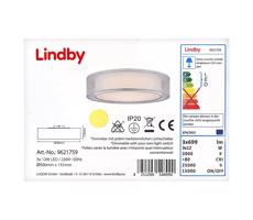 Lindby - LED Ściemnialny plafon AMON 3xLED/12W/230V