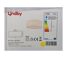 Lindby - Plafon HENRIKA 3xE14/40W/230V biały