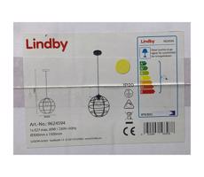 Lindby - Żyrandol na lince BEKIRA 1xE27/60W/230V