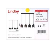 Lindby - Żyrandol na lince TALLINN 4xE27/60W/230V