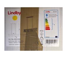 Lindby - Żyrandol na lince WATAN 4xE14/28W/230V