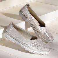 Loafersy Donna - srebrny - Rozmiar 37