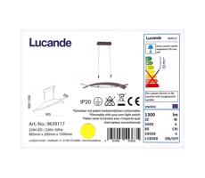 Lucande - LED Ściemnialny żyrandol na lince MARIJA LED/22W/230V