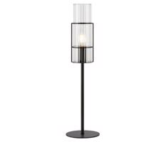 Markslöjd 108555 - Lampa stołowa TUBO 1xE14/40W/230V 50 cm czarne/clear