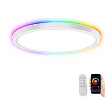 NEO 07164-40- LED RGB+CCT Plafon ściemnialny 50W/230V Wi-Fi Tuya+pilot