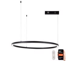 NEO 07215L-LED Żyrandol ściemnialny na lince FINO 60W/230V 80cm czarne Tuya+RC