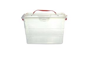 Organizer 8,5 l - przezroczysty - Rozmiar 29,4x22,7x20cm, 8,5l