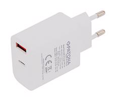 PATONA - Adapter z wyjściem USB i USB-C 18W Power delivery