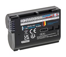 PATONA - Bateria Nikon EN-EL15C 2400mAh Li-Ion Platinum USB-C