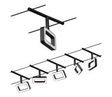 Paulmann 94485 - ZESTAW 5xLED/4,8W Oświetlenie punktowe FRAME 230V czarne