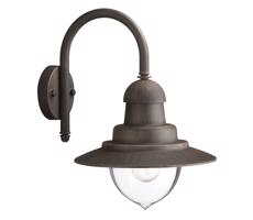 Philips 01652/06/PN - Kinkiet zewnętrzny RAINDROP 1xE27/53W/230V IP44