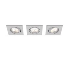 Philips 50123/87/P0 - PACK 3x LED Ściemniane światło CASEMENT LED/4,5W/230V