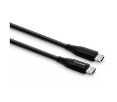 Philips DLC5206C/00 - Kabel USB Złącze USB-C 3.0 2m czarno/szary