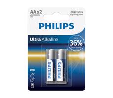 Philips LR6E2B/10 - 2 ks Bateria alkaliczna AA ULTRA ALKALINE 1,5V