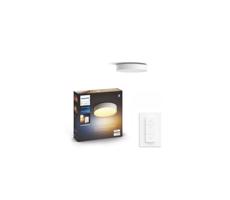 Philips - Ściemnialne oświetlenie LED Hue ENRAVE S LED/9,6W/230V śr. 261 mm białe + pilot