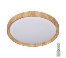 Prezent 71330-LED Dimmable ceiling jasny WOODEN LED/33W/230V 3000-6500K+ ZS