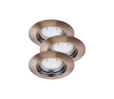 Rabalux 1048 - ZESTAW 3xLED Oprawa wpuszczana LITE 3xGU10-LED/3W/230V