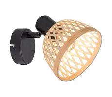 Rabalux 3133 - Kinkiet punktowy RATTAN 1xE14/15W/230V rattan