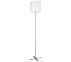 Rabalux 74012 - Lampa podłogowa IZANDER 1xE27/40W/230V białe/srebrne