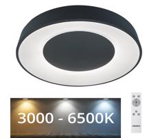 Rabalux - LED Ściemniane oświetlenie sufitowe LED/38W/230V black + pilot 3000-6500K