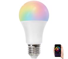 Ściemniana żarówka LED RGBW A60 E27/9W/230V 2700-6500K Wi-Fi -