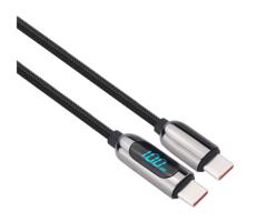 SSC1801 - USB-C kabel z wyświetlaczem 100W 1m