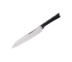 Tefal - Nóż ze stali nierdzewnej santoku ICE FORCE 18 cm chrom/czarny