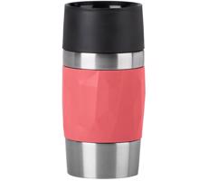 Tefal - Termokubek 300 ml COMPACT MUG stal nierdzewna/czerwony