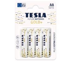 Tesla Batteries - 4 szt. Bateria alkaliczna AA GOLD+ 1,5V