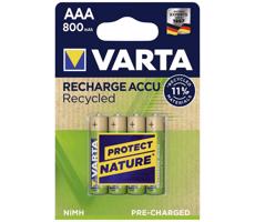 Varta 5681 - 4 szt. Bateria ładowane ACCU RECYCLED AAA Ni-MH/800mAh/1,2V