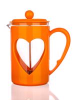 Zaparzacz French Press - pomarańczowy - Rozmiar 0,8 l, 15 x 12 x 20 cm