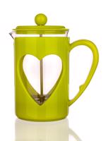 Zaparzacz French Press - zielony - Rozmiar 0,8 l, 15 x 12 x 20 cm