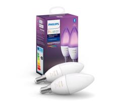 ZESTAW 2x LED Żarówka ściemnialna Philips Hue WHITE AND COLOR E14/5,3W/230V