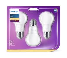 ZESTAW 3x LED Żarówka Philips E27/5,5W/230V 2700K