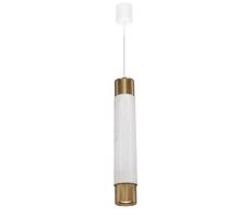 Żyrandol na lince Marble white/brass 1xGU10/8W/230V